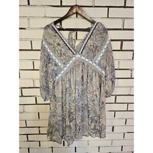 Umgee Boho Dress Womens Small Medium